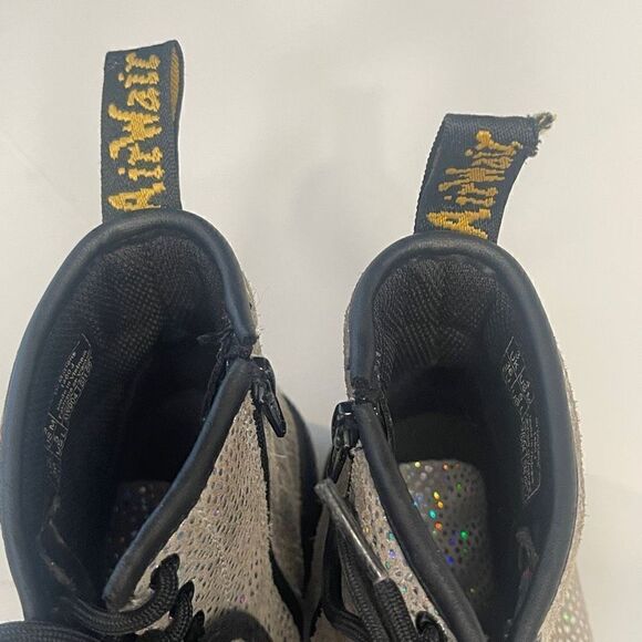 Doc Martens Glitter Embossed Boots - Picture 4 of 7